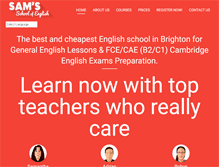 Tablet Screenshot of learnenglishwithsam.com